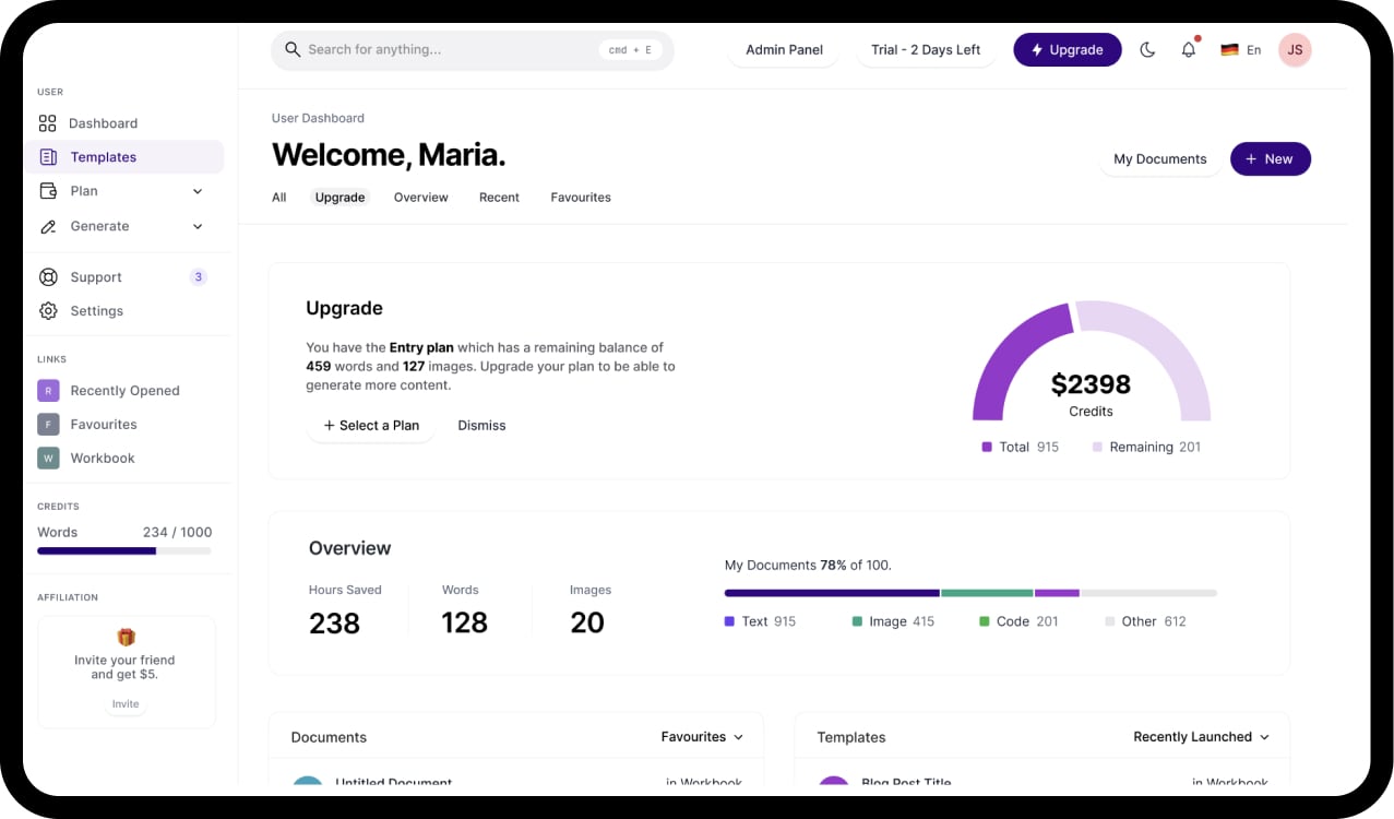 KDCE Dashboard Mockup